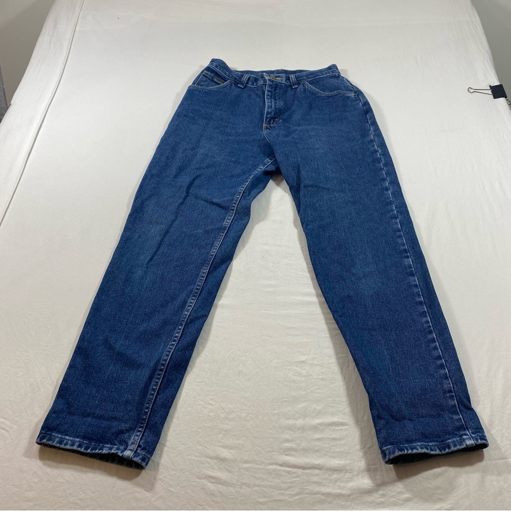 Wrangler Jeans Vintage Women’s 8x30 USA made Tapered leg 80s blue denim jeans